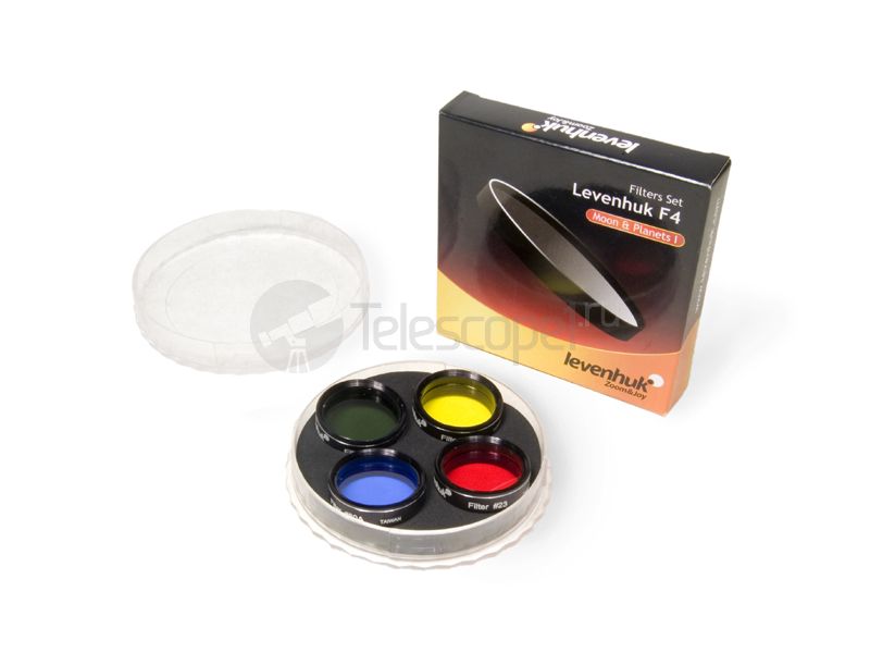 Набор фильтров Levenhuk F4 Солнечная система Набор фильтров Levenhuk F4 Солнечная система