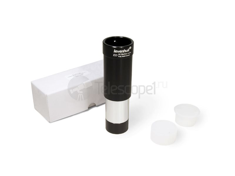 Линза Барлоу Levenhuk ED 3x 1.25" Линза Барлоу Levenhuk ED 3x 1.25"