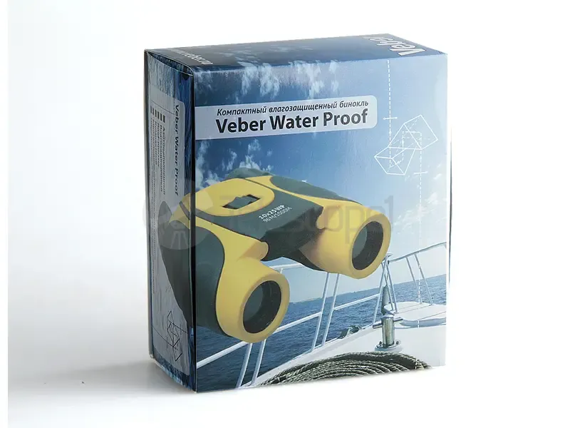 Бинокль Veber 8x25 WP, черный