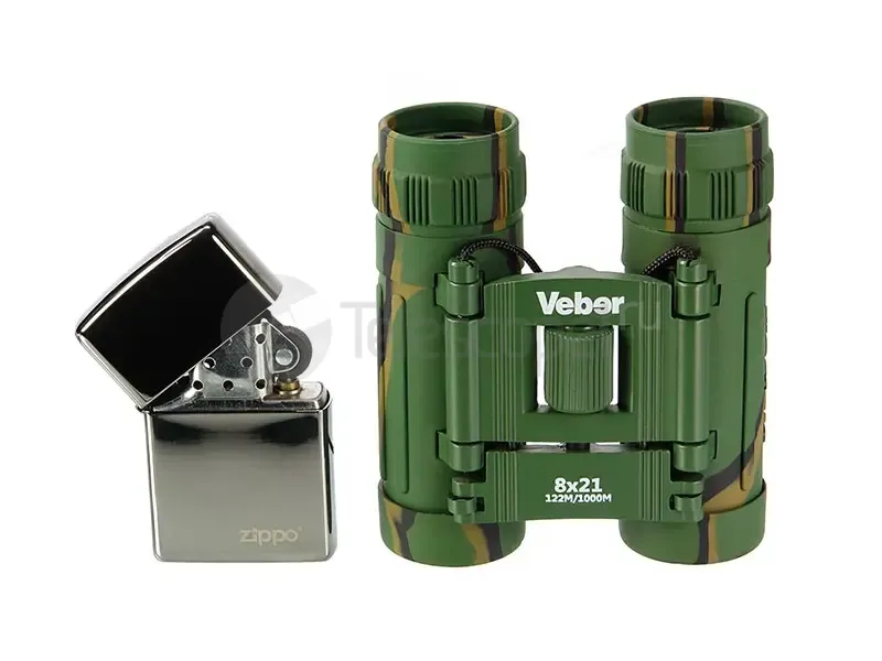 Бинокль Veber Sport БН 8x21, камуфляж