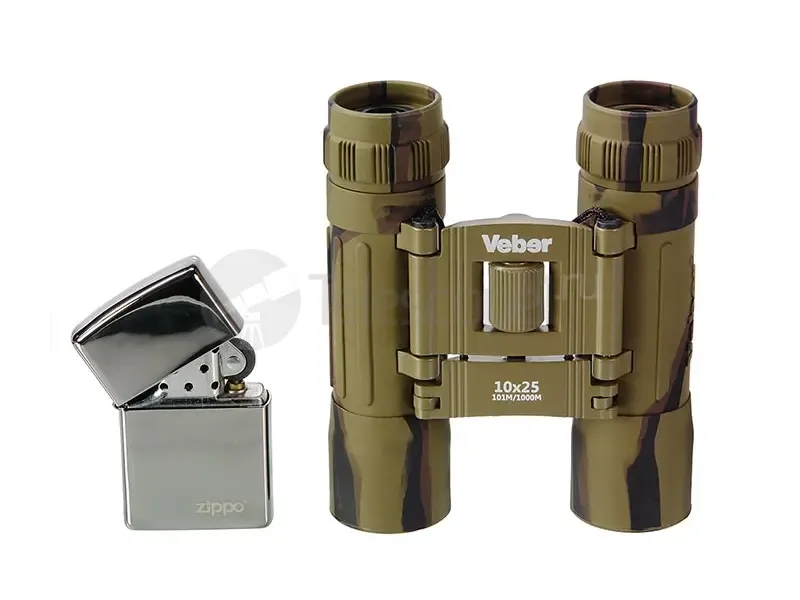Бинокль Veber Sport БН 10x25, камуфляж