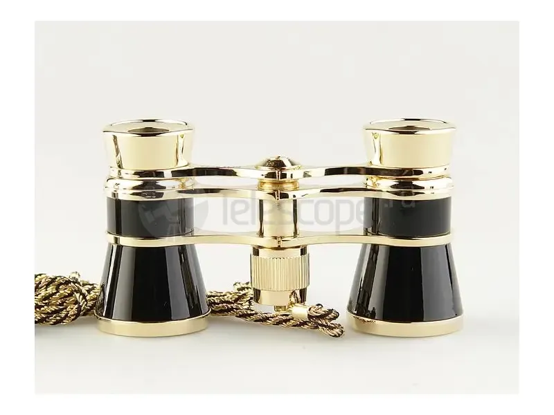 Бинокль Veber Opera БГЦ 3x25 D02, черный с цепочкой