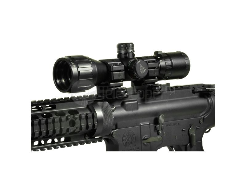 Leapers UTG 3-9x32 Compact CQB Bug Buster AO RGB c кольцами Picatinny SCP-M392AOLWQ