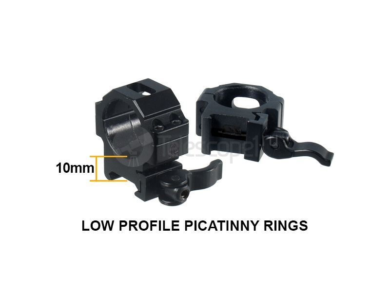 Leapers 30mm 1-4.5x28 Circle Dot CQB, Glass IE Reticle с кольцами SCP3-145IECDQ