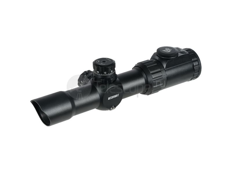 Leapers 30mm 1-4.5x28 Circle Dot CQB, Glass IE Reticle с кольцами SCP3-145IECDQ