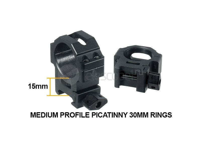 Leapers UTG 30mm AccuShot 4-16x44 IE, SWAT AO Mil-dot, 36 Colors EZ-TAP, кольца SCP3-U416AOIEW