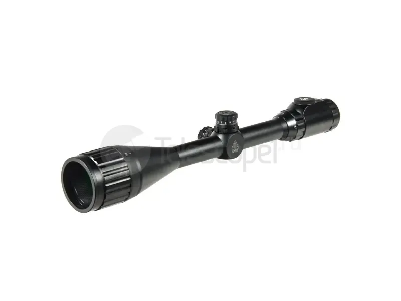 Leapers UTG 6-24x50 1" Hunter Scope, AO, 36 Colors Mil-dot, QD Rings SCP-U6245AOIEW