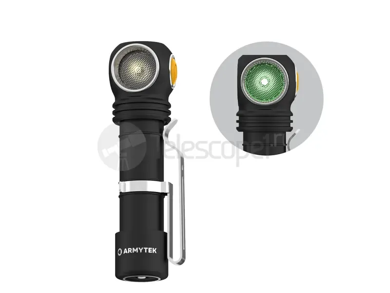Фонарь Armytek Wizard C2 WG Magnet USB (тёплый и зелёный)
