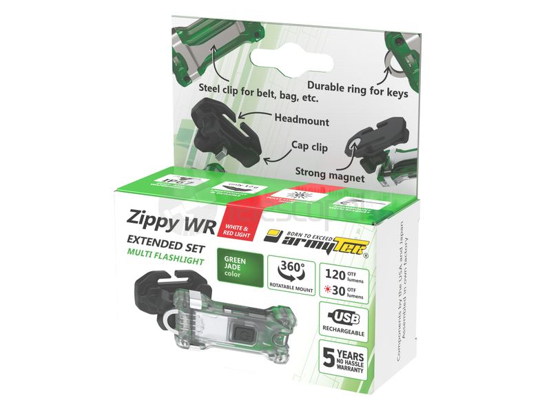 Armytek Zippy Extended Set WR Green (белый и красный) Armytek Zippy Extended Set WR Green (белый и красный)