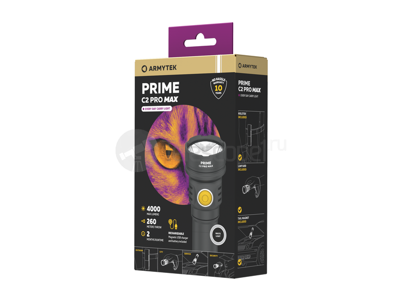 Armytek Prime C2 Pro Max Magnet USB (белый) Armytek Prime C2 Pro Max Magnet USB (белый)
