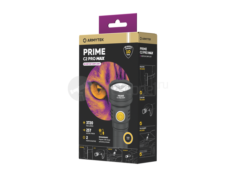 Armytek Prime C2 Pro Max Magnet USB (тёплый) Armytek Prime C2 Pro Max Magnet USB (тёплый)