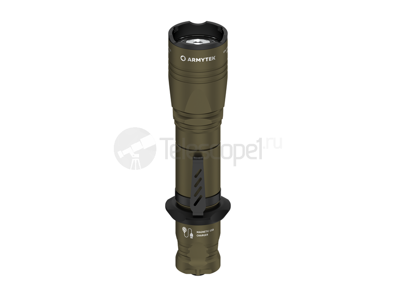 Armytek Dobermann Pro Magnet USB Olive (тёплый) Armytek Dobermann Pro Magnet USB Olive (тёплый)