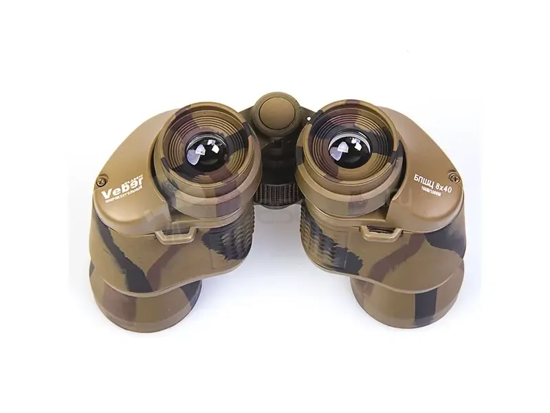 Бинокль Veber Classic БПШЦ 8x40 широкоугольный, камуфлированный