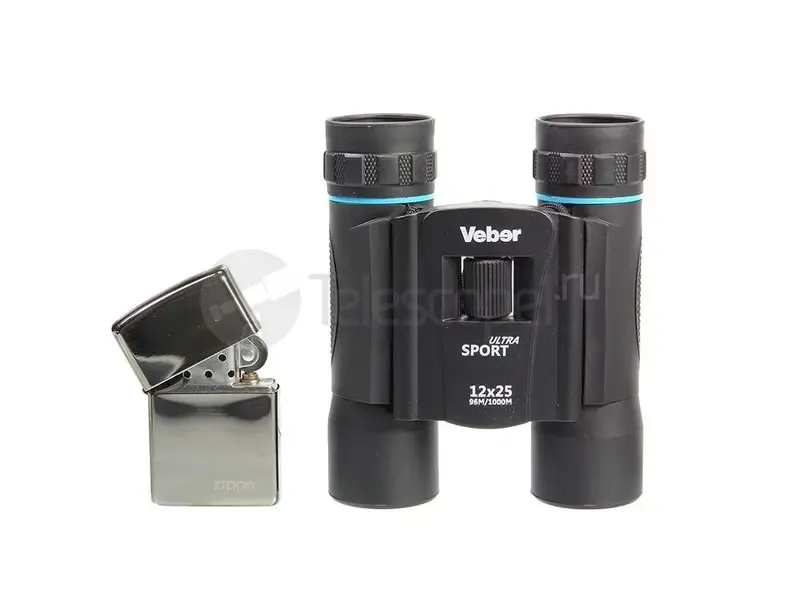 Бинокль Veber Ultra Sport БН 10x25, черный