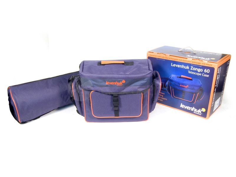 Сумка Levenhuk Zongo 60 для телескопа, синяя малая