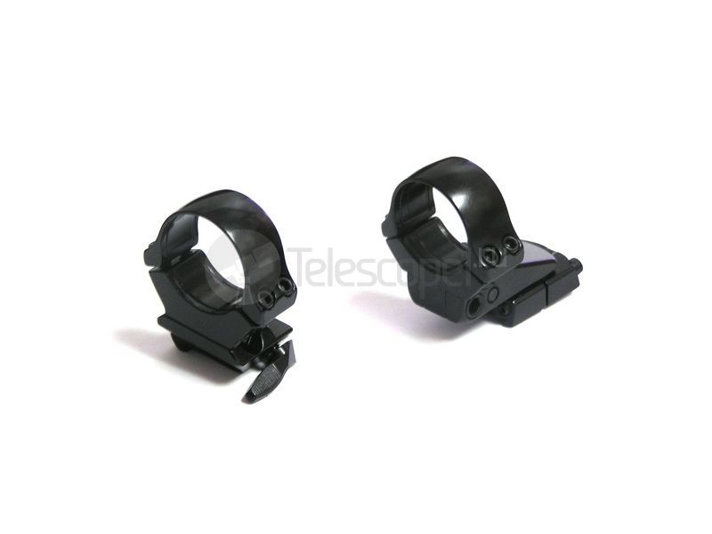 Быстросъемный поворотный кронштейн на раздельных основаниях Apel на CZ-550, 25.4 мм, вынос 19 мм (504-10047)