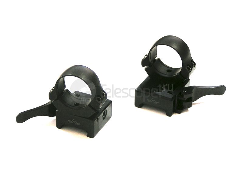 Быстросъемные раздельные кольца Apel на weaver, 25.4 мм, средние (365-70800) Быстросъемные раздельные кольца Apel на weaver, 25.4 мм, средние (365-70800)
