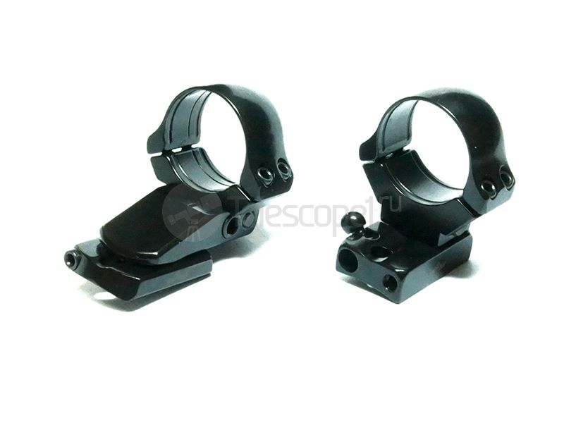 Быстросъемный поворотный кронштейн на раздельных основаниях Apel на Steyr SBS 25.4 мм, вынос 17 мм (300-00202)