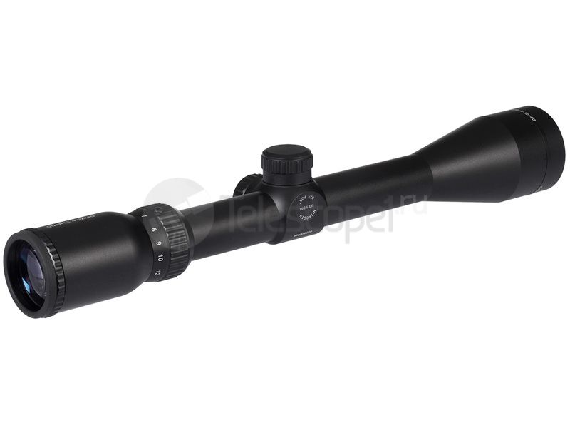 Gaut Quartz 4-12x40, сетка 3 (Mil-Dot) нить Gaut Quartz 4-12x40, сетка 3 (Mil-Dot) нить