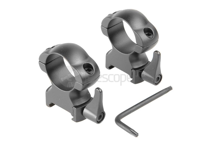 Кольца быстросъемные Veber 2521 MS на weaver, 25.4 мм, средние (23391) Кольца быстросъемные Veber 2521 MS на weaver, 25.4 мм, средние (23391)