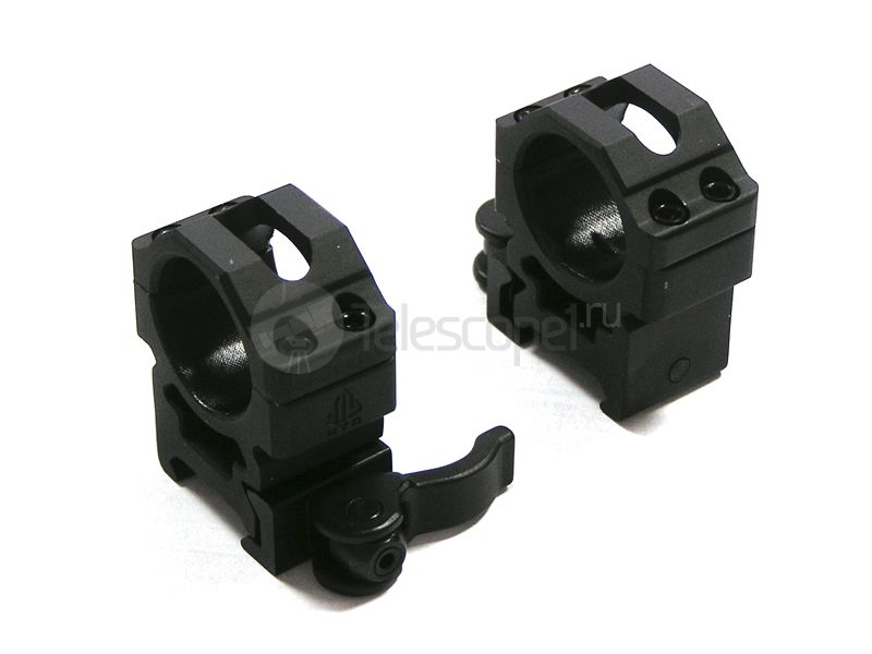 Кольца быстросъемные Leapers на weaver, 25.4  мм, средние (RQ2W1154)