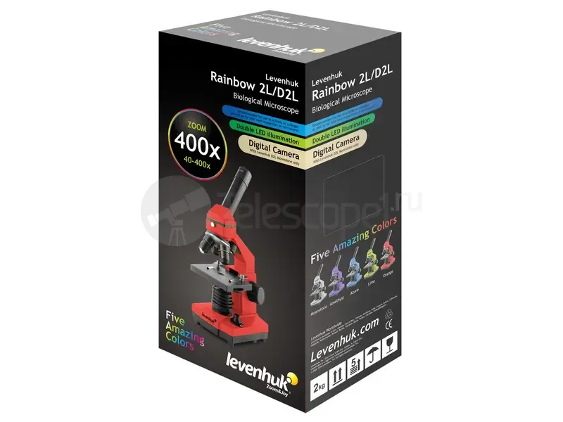 Микроскоп Levenhuk Rainbow 2L Аметист
