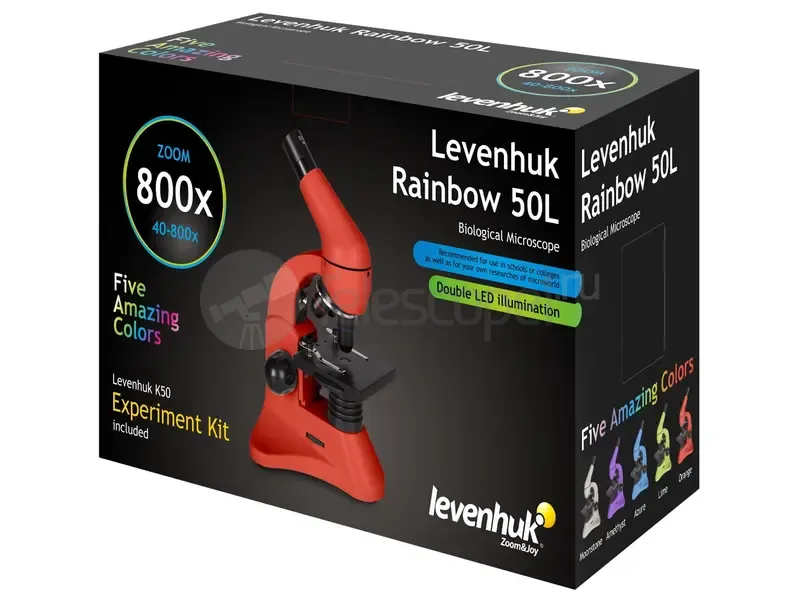 Микроскоп Levenhuk Rainbow 50L Аметист