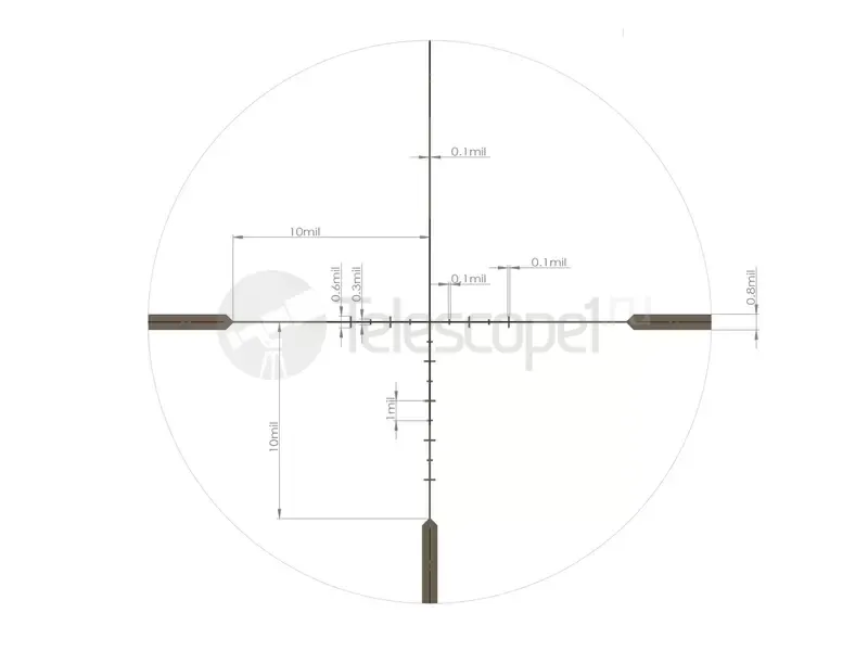 Оптический прицел Artelv CRS 1-10x28 SFP AMS1‑10x Fiber