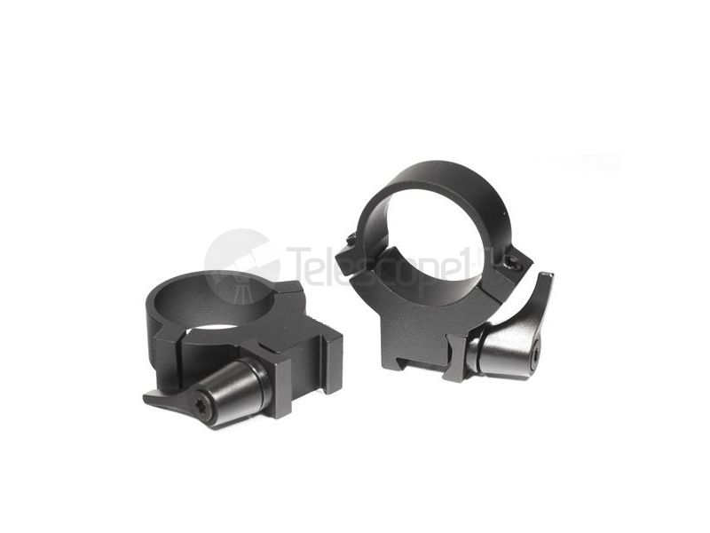 Кольца быстросъемные Warne 7.3/22 на ласточкин хвост, 25.4 мм, QD High (722LM)