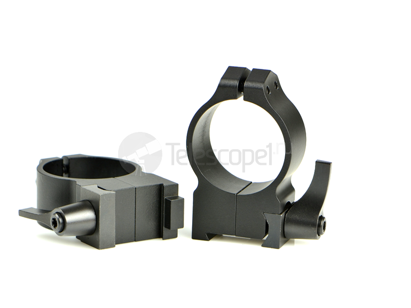 Кольца быстросъемные Warne для CZ550, 25.4 мм, QD Medium (1BLM) Кольца быстросъемные Warne для CZ550, 25.4 мм, QD Medium (1BLM)