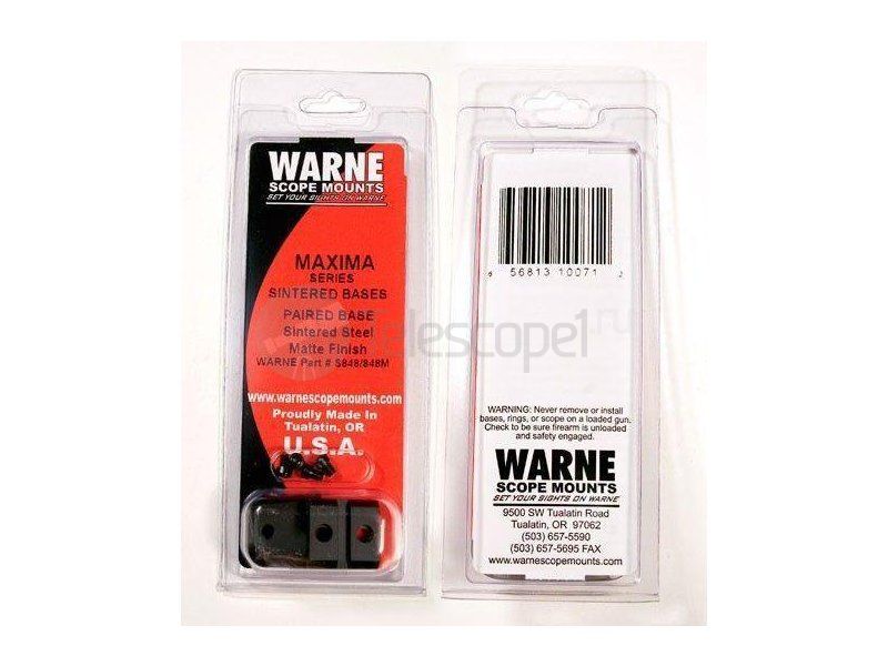 Основания Warne weaver для Browning BLR/BAR (S848/848M) Основания Warne weaver для Browning BLR/BAR (S848/848M)