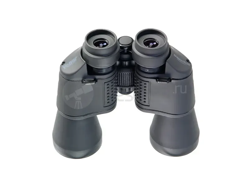 Бинокль Veber Classic БПШЦ 10x50 обрезиненный, широкоугольный, серый