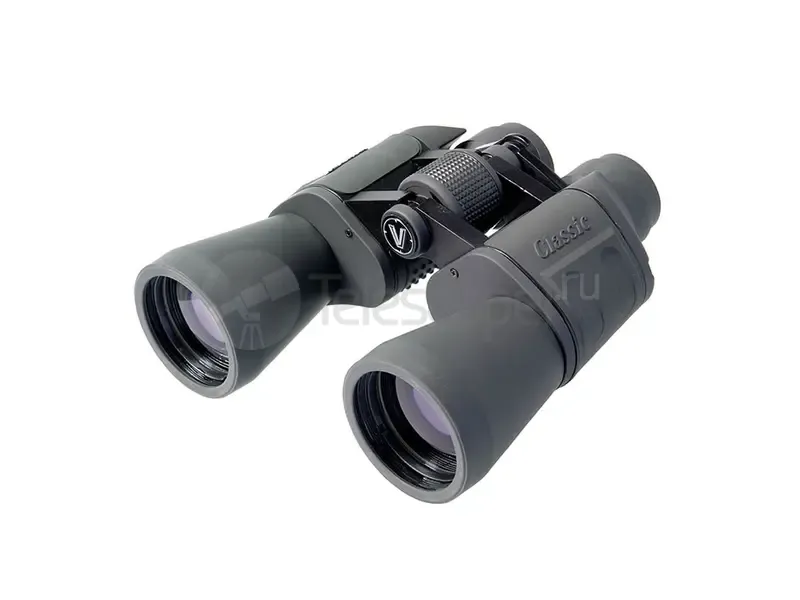 Бинокль Veber Classic БПЦ 7x50 обрезиненный, серый