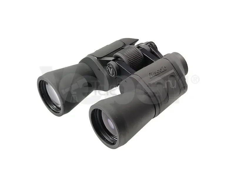 Бинокль Veber Classic БПШЦ 15x50 обрезиненный, широкоугольный, серый