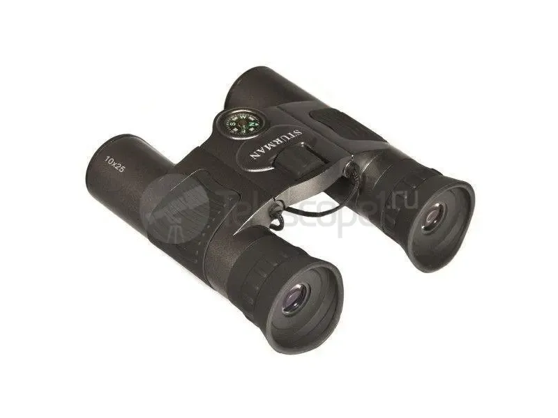 Бинокль Sturman 10x25 carbon с компасом