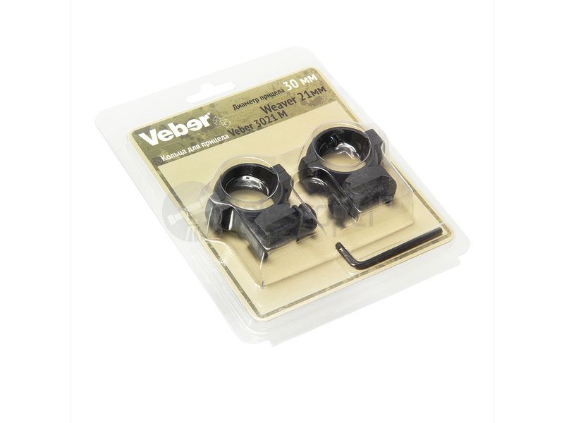 Кольца Veber 3021 M на weaver, 30 мм, средние (23633) Кольца Veber 3021 M на weaver, 30 мм, средние (23633)