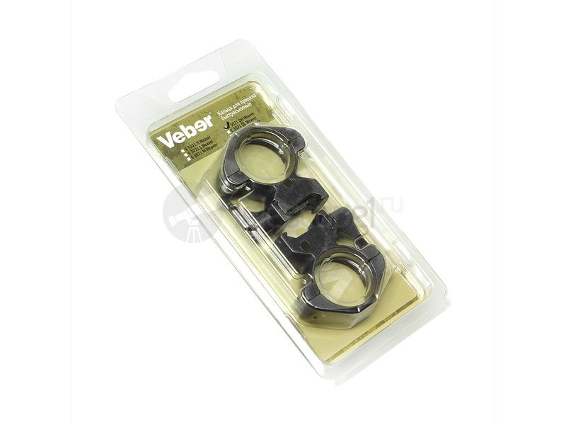 Кольца быстросъемные Veber E 3021 QH на weaver, 30 мм, высокие (25558) Кольца быстросъемные Veber E 3021 QH на weaver, 30 мм, высокие (25558)