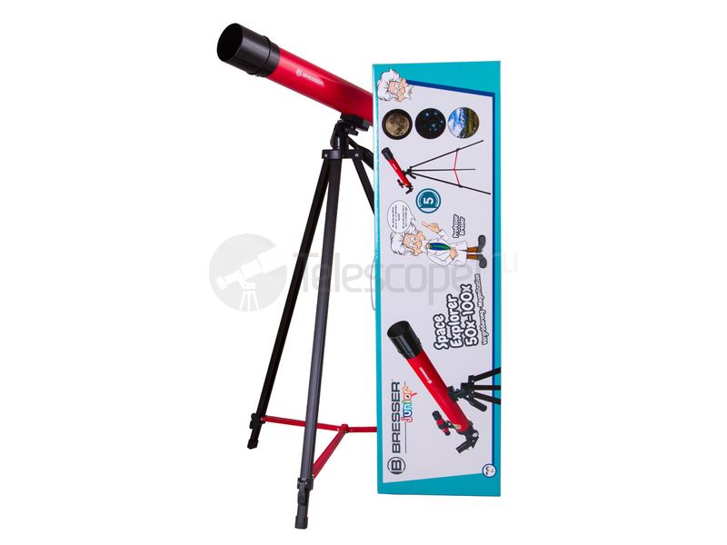 Bresser Junior Space Explorer 45/600 AZ, красный Bresser Junior Space Explorer 45/600 AZ, красный