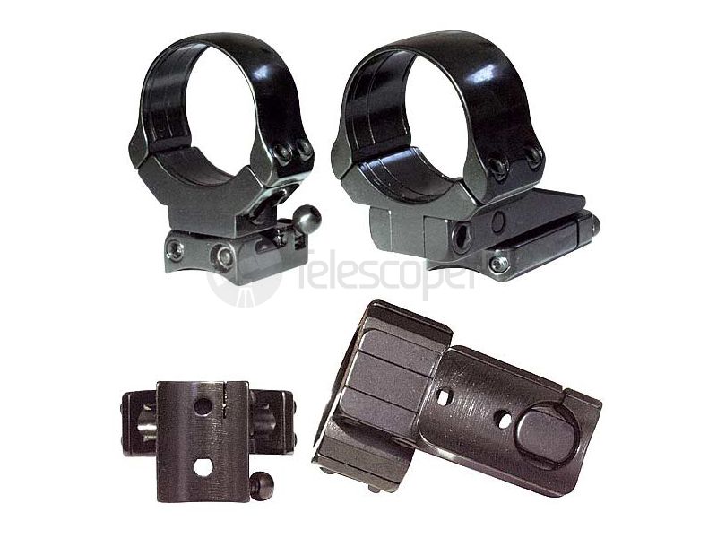 Быстросъемный поворотный кронштейн на раздельных основаниях Apel на Benelli Argo II, 30 мм, вынос 26 мм (300-05273)