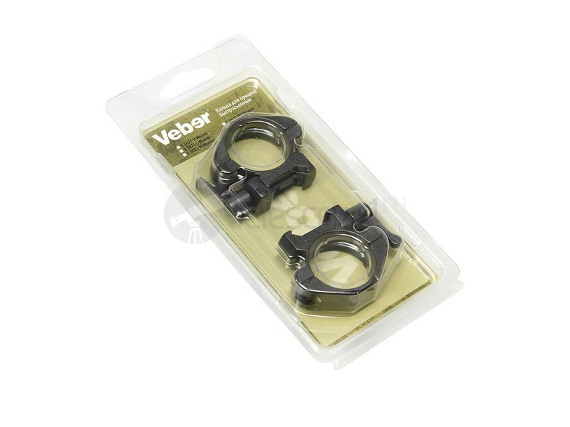 Кольца быстросъемные Veber E 3021 QL на weaver, 30 мм, низкие (25556) Кольца быстросъемные Veber E 3021 QL на weaver, 30 мм, низкие (25556)