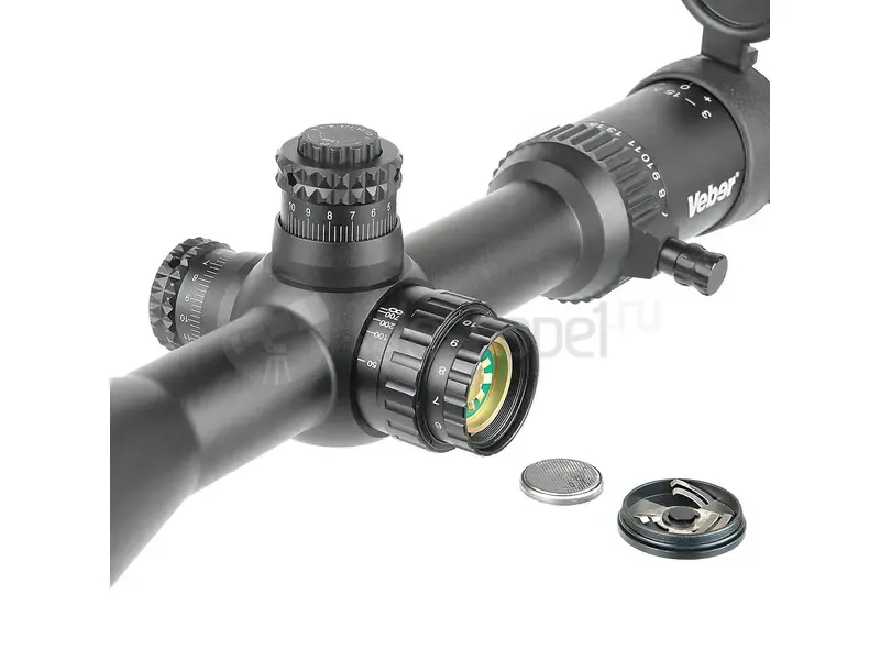 Оптический прицел Veber Wolf 3-15x50 FFP, SF, IG RF1
