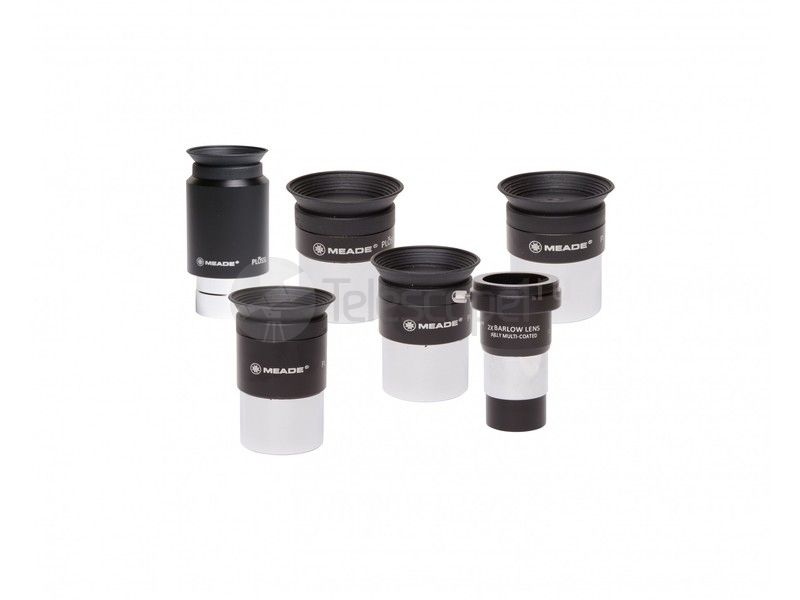 Набор Meade в кейсе (5 окуляров, линза Барлоу, 7 фильтров) Набор Meade в кейсе (5 окуляров, линза Барлоу, 7 фильтров)