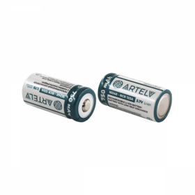Аккумулятор RCR123 ARTELV 3.7V Li-Ion 750 mAh 