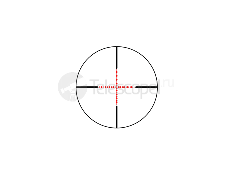 Nikko Stirling Airking 2-7x32 AO IR, Half Mil-dot (NGRAI2732)