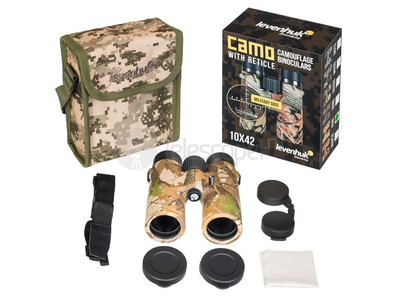 Levenhuk Camo Pine 10x42 с сеткой Levenhuk Camo Pine 10x42 с сеткой