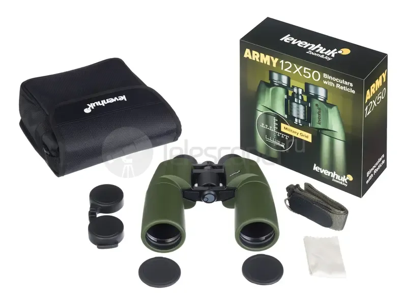 Бинокль Levenhuk Army 12x50 с сеткой
