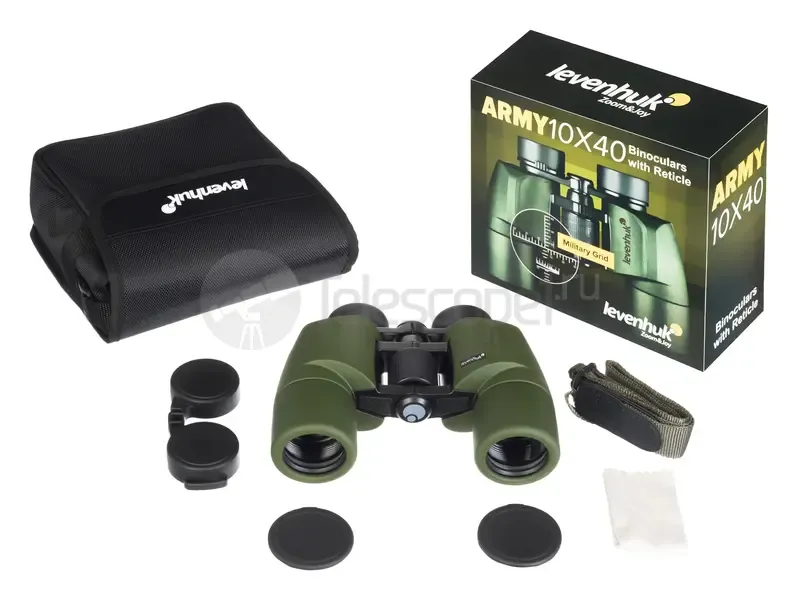 Бинокль Levenhuk Army 10x40 с сеткой
