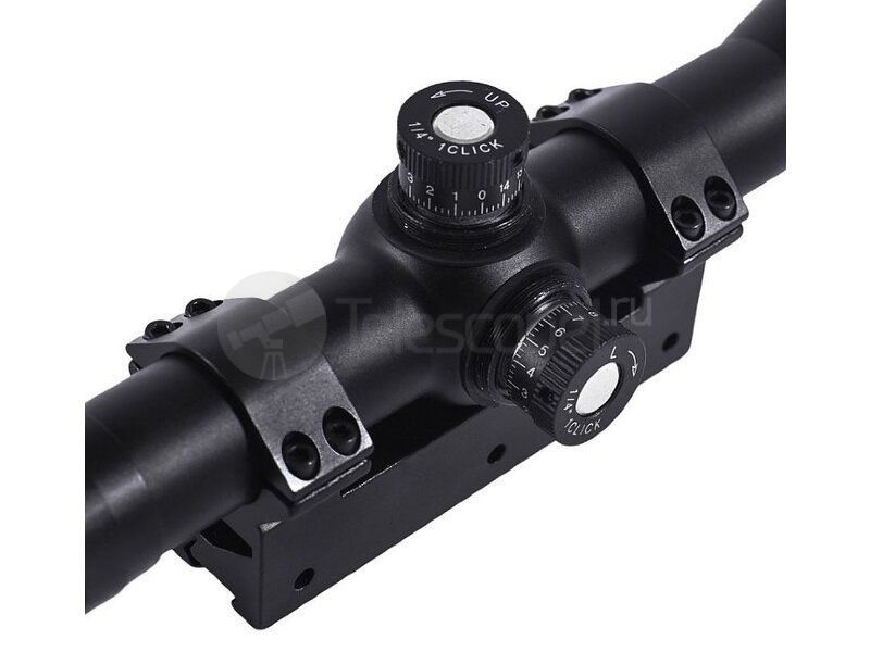 Nikko Stirling Airking 4x32 AO, Half Mil-dot (NGRA432)