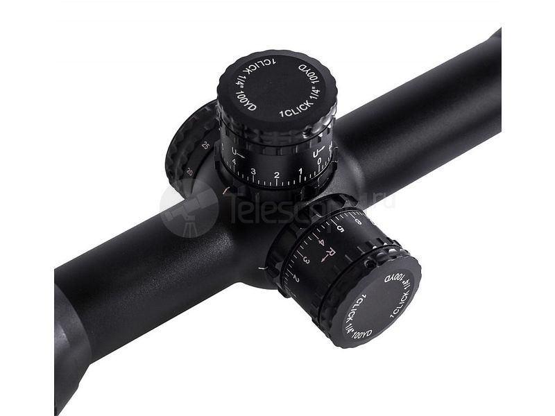 Nikko Stirling Diamond 6-24x50 FFP, Half Mil-Dot (NSFFP62450HMD)