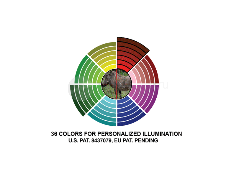 Leapers Accushot Tactical 2-16x44 SF, 36-color Mil-dot (SCP3-216AOIEW)